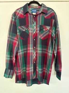 Wrangler Pearl Snap Western Shirt